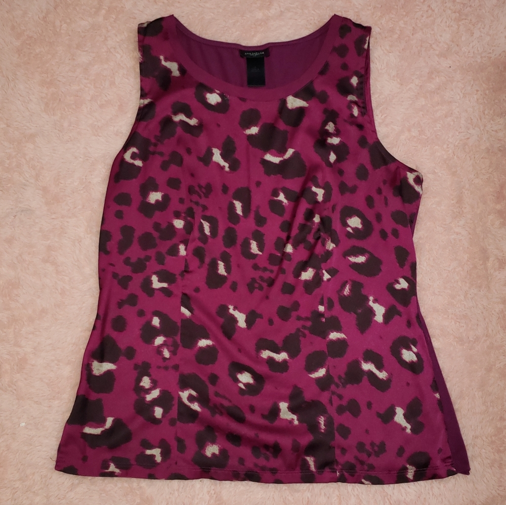 Women's S Purple Sleeveless Top
